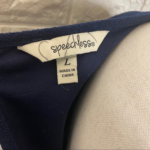 Speechless Lace Top Skater Dress - Picture 5 of 6